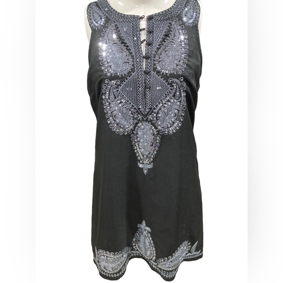 Free People size 6 women’s sequins mini dress. - Picture 3 of 5